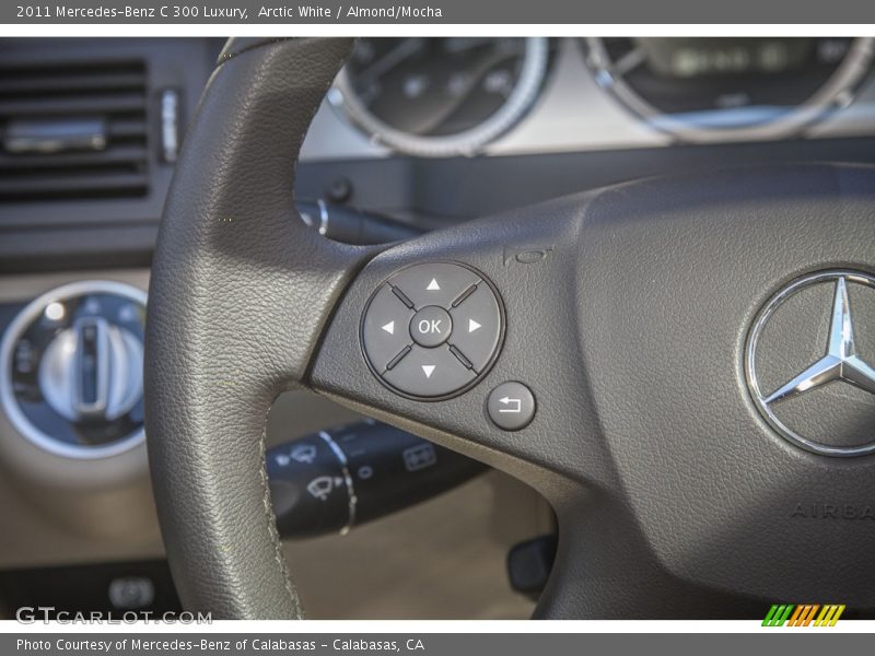 Arctic White / Almond/Mocha 2011 Mercedes-Benz C 300 Luxury