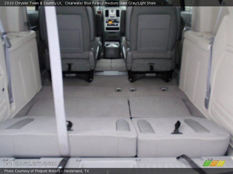 Clearwater Blue Pearl / Medium Slate Gray/Light Shale 2010 Chrysler Town & Country LX