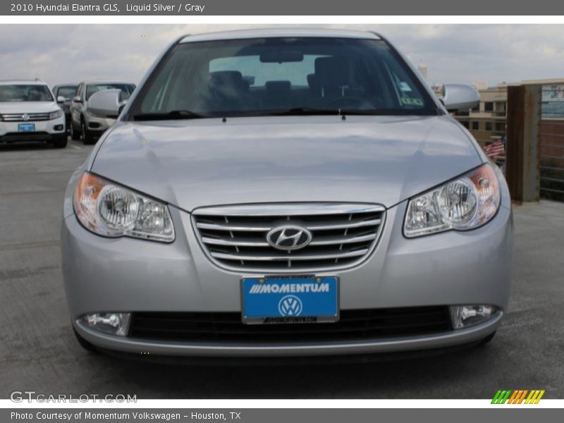Liquid Silver / Gray 2010 Hyundai Elantra GLS