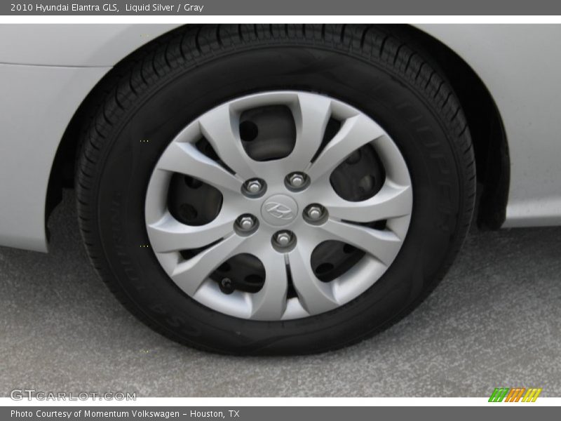 Liquid Silver / Gray 2010 Hyundai Elantra GLS
