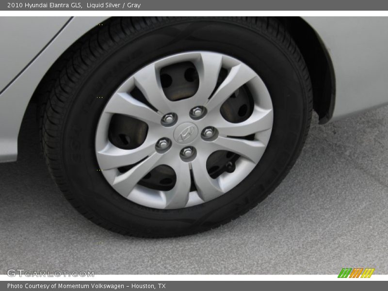 Liquid Silver / Gray 2010 Hyundai Elantra GLS