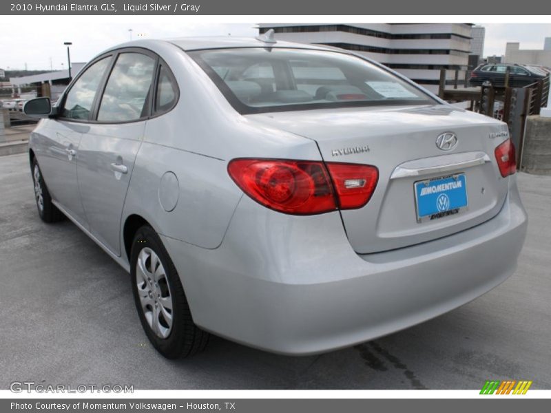 Liquid Silver / Gray 2010 Hyundai Elantra GLS