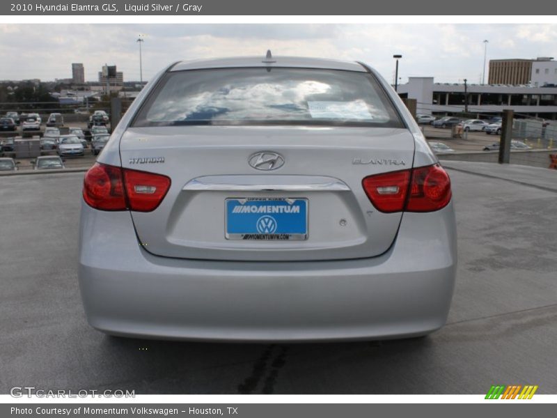 Liquid Silver / Gray 2010 Hyundai Elantra GLS