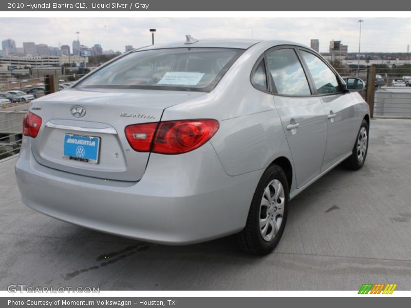 Liquid Silver / Gray 2010 Hyundai Elantra GLS