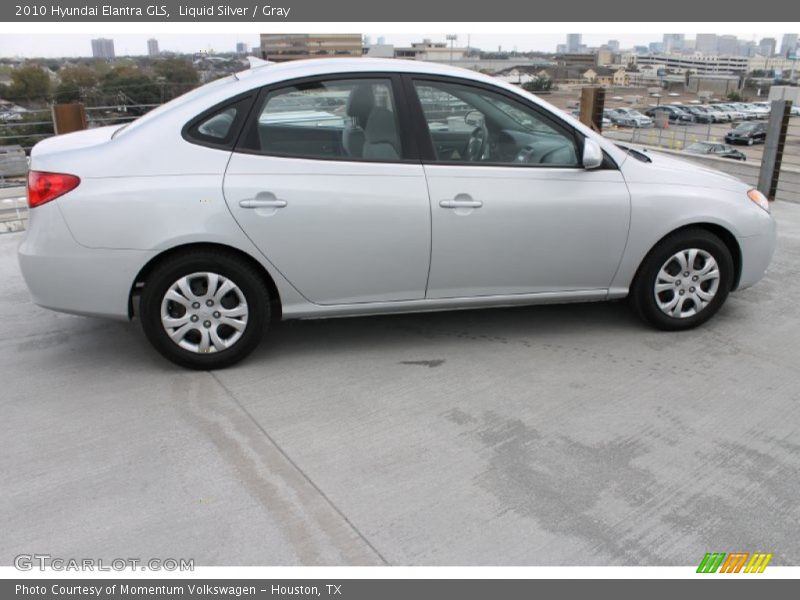 Liquid Silver / Gray 2010 Hyundai Elantra GLS