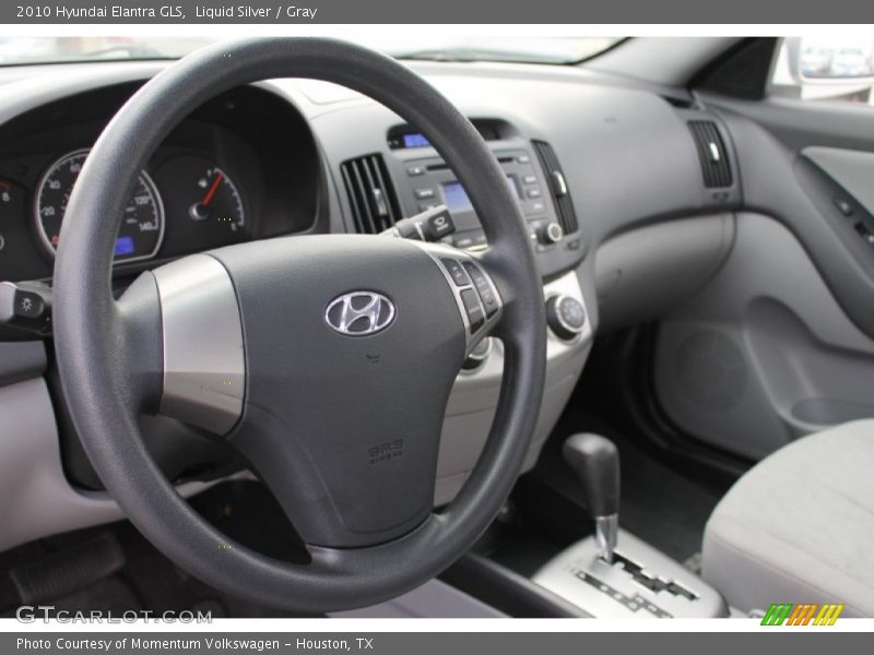 Liquid Silver / Gray 2010 Hyundai Elantra GLS
