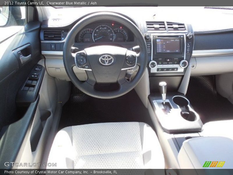 Clearwater Blue Metallic / Ash 2012 Toyota Camry LE