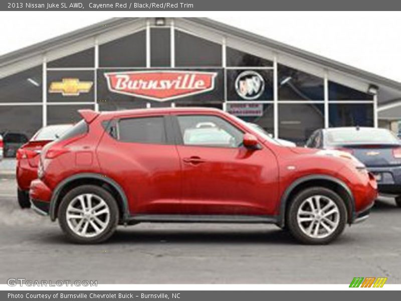 Cayenne Red / Black/Red/Red Trim 2013 Nissan Juke SL AWD