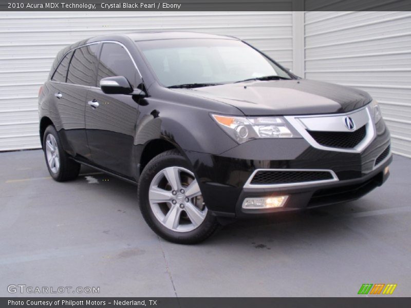 Crystal Black Pearl / Ebony 2010 Acura MDX Technology