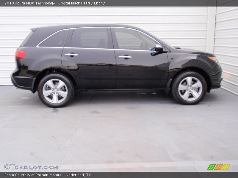 Crystal Black Pearl / Ebony 2010 Acura MDX Technology