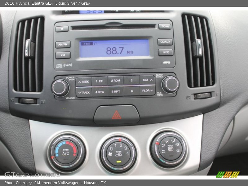 Liquid Silver / Gray 2010 Hyundai Elantra GLS