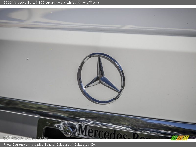 Arctic White / Almond/Mocha 2011 Mercedes-Benz C 300 Luxury