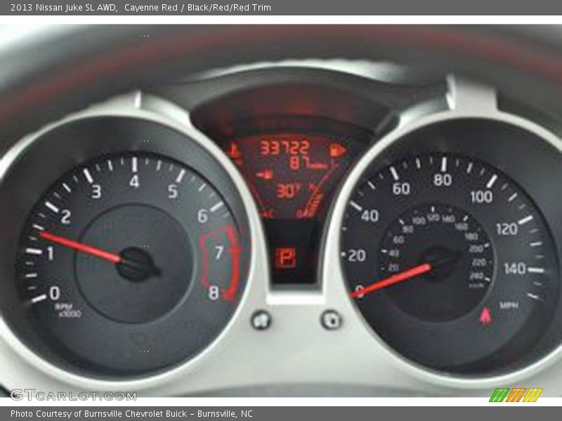 Cayenne Red / Black/Red/Red Trim 2013 Nissan Juke SL AWD