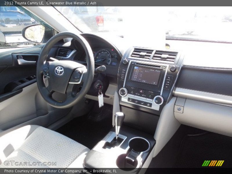 Clearwater Blue Metallic / Ash 2012 Toyota Camry LE