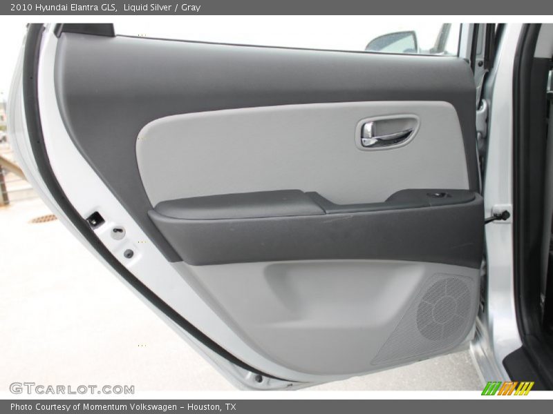 Liquid Silver / Gray 2010 Hyundai Elantra GLS