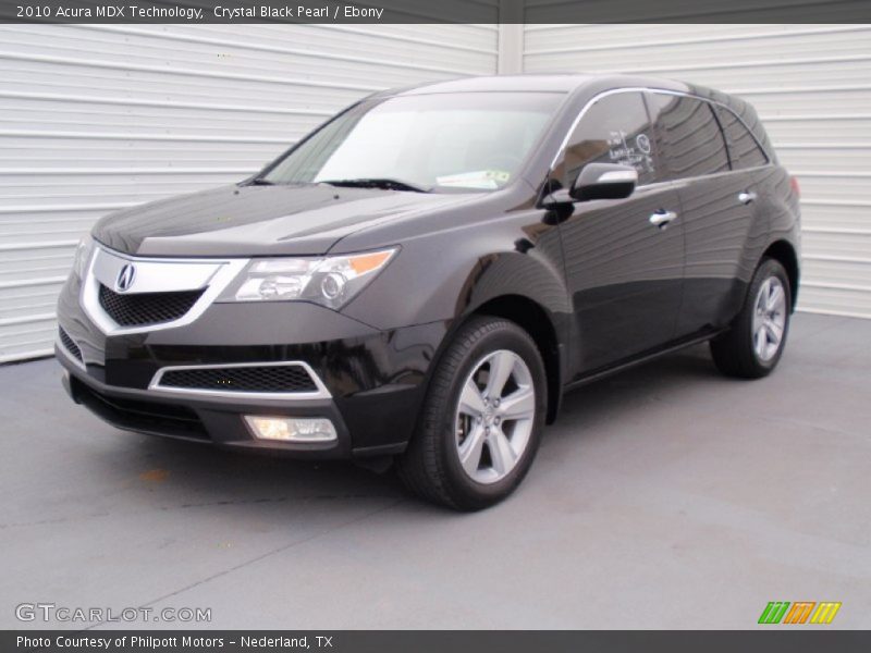 Crystal Black Pearl / Ebony 2010 Acura MDX Technology