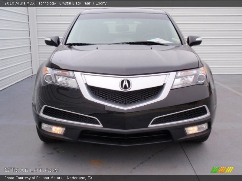 Crystal Black Pearl / Ebony 2010 Acura MDX Technology