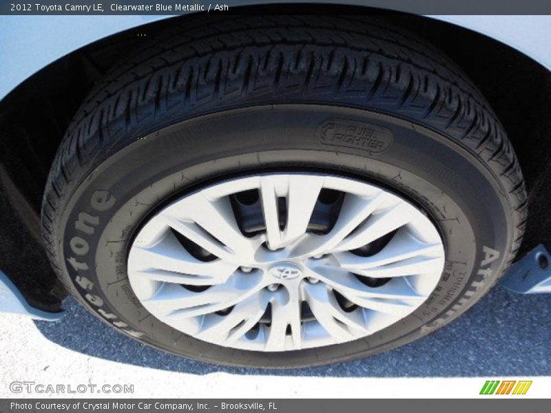 Clearwater Blue Metallic / Ash 2012 Toyota Camry LE