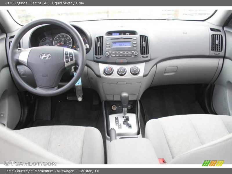 Liquid Silver / Gray 2010 Hyundai Elantra GLS