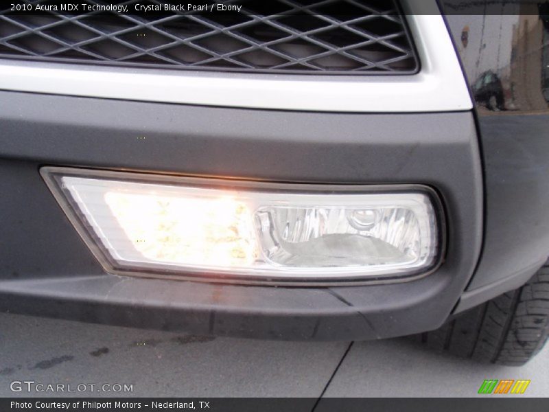Crystal Black Pearl / Ebony 2010 Acura MDX Technology