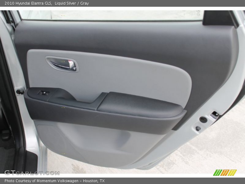 Liquid Silver / Gray 2010 Hyundai Elantra GLS