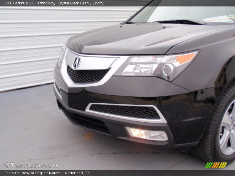Crystal Black Pearl / Ebony 2010 Acura MDX Technology