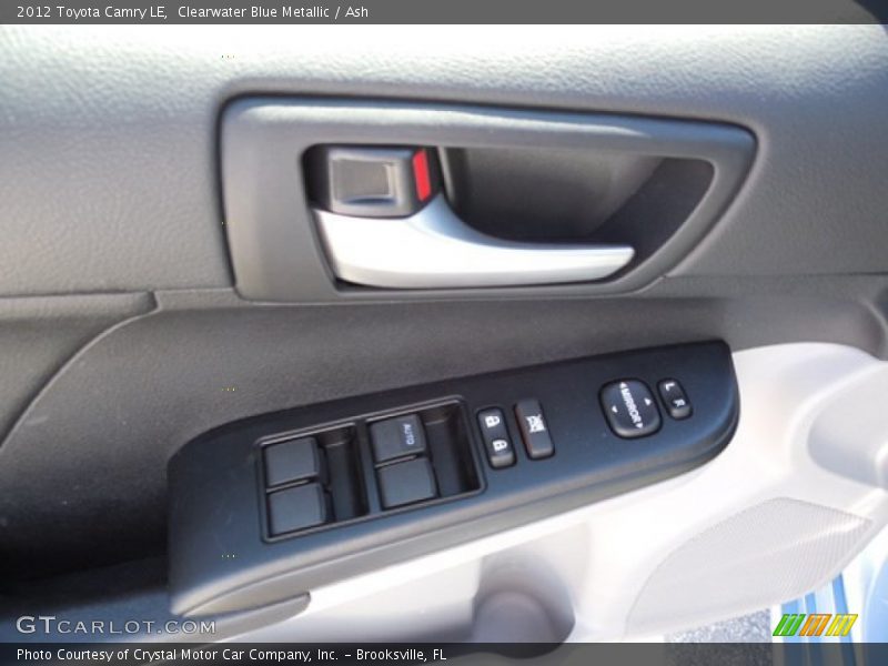 Clearwater Blue Metallic / Ash 2012 Toyota Camry LE