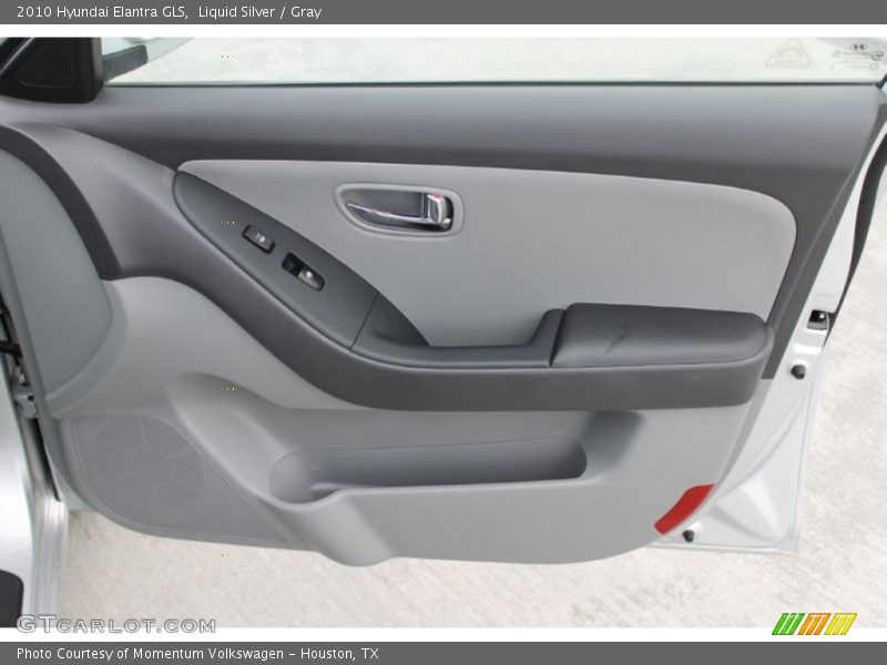 Liquid Silver / Gray 2010 Hyundai Elantra GLS