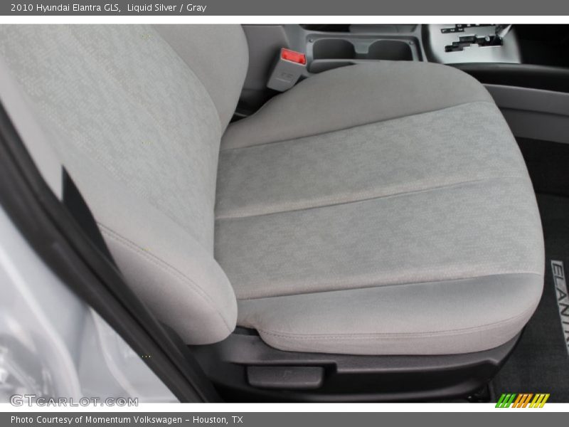 Liquid Silver / Gray 2010 Hyundai Elantra GLS