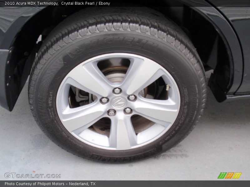 Crystal Black Pearl / Ebony 2010 Acura MDX Technology