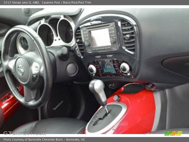 Cayenne Red / Black/Red/Red Trim 2013 Nissan Juke SL AWD