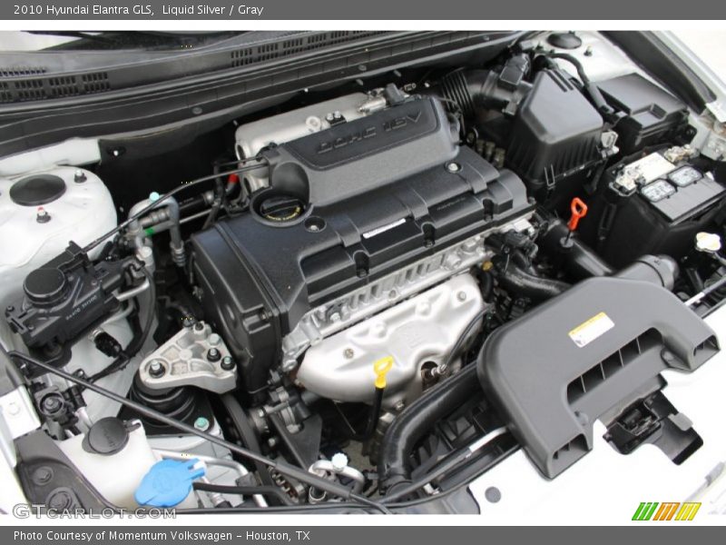 Liquid Silver / Gray 2010 Hyundai Elantra GLS