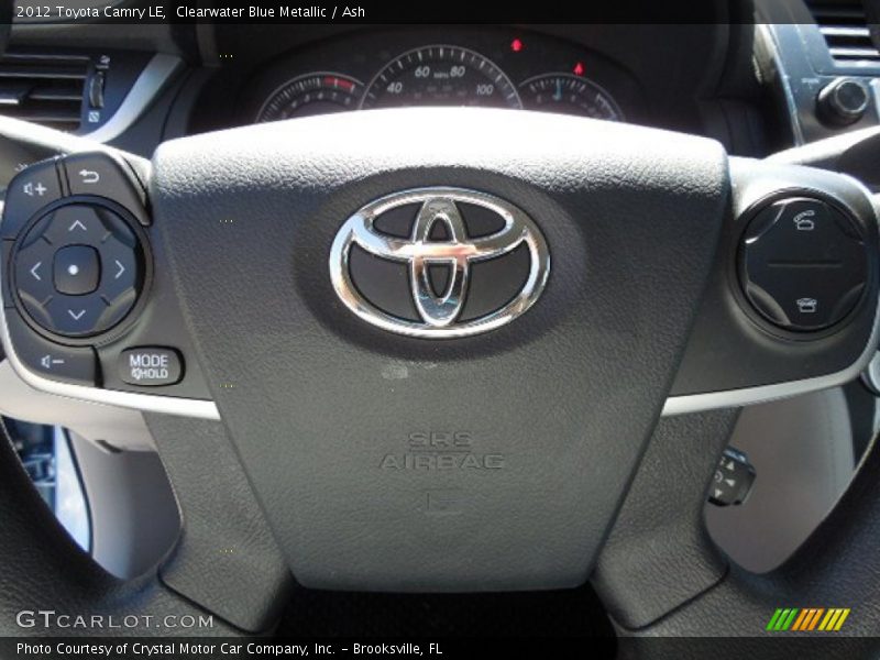 Clearwater Blue Metallic / Ash 2012 Toyota Camry LE