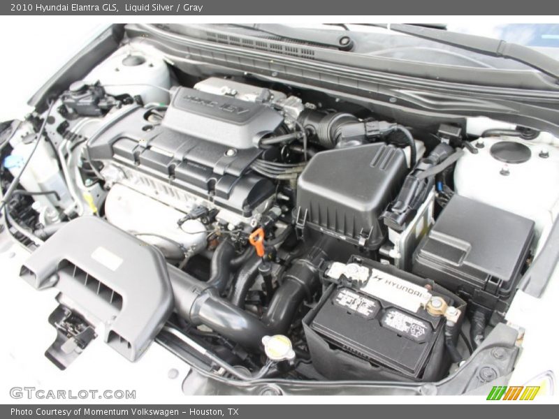 Liquid Silver / Gray 2010 Hyundai Elantra GLS