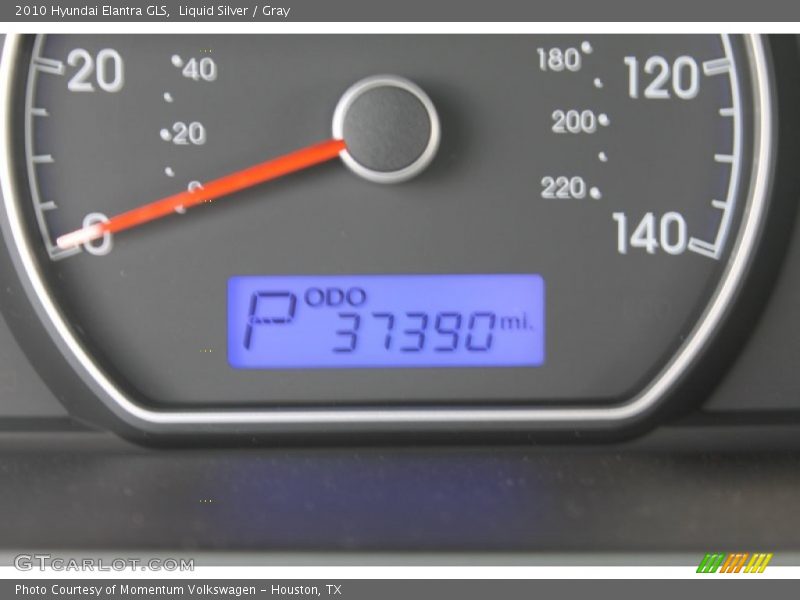 Liquid Silver / Gray 2010 Hyundai Elantra GLS