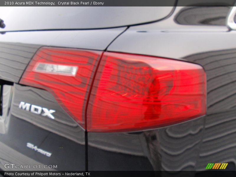 Crystal Black Pearl / Ebony 2010 Acura MDX Technology