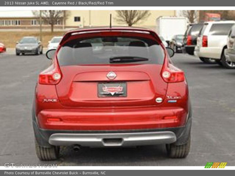 Cayenne Red / Black/Red/Red Trim 2013 Nissan Juke SL AWD
