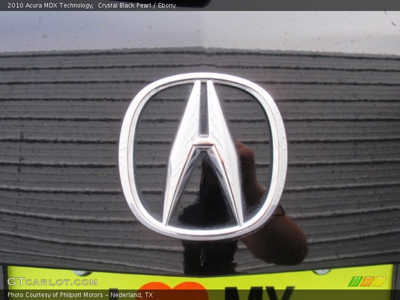 Crystal Black Pearl / Ebony 2010 Acura MDX Technology