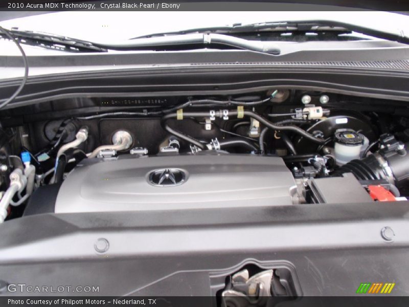 Crystal Black Pearl / Ebony 2010 Acura MDX Technology