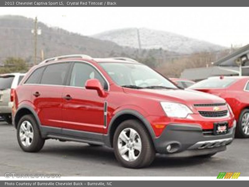 Crystal Red Tintcoat / Black 2013 Chevrolet Captiva Sport LS