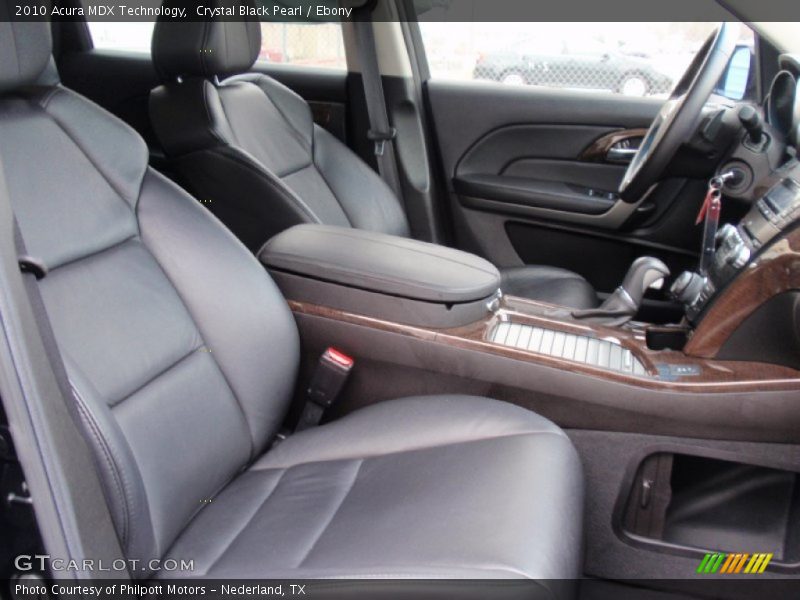 Crystal Black Pearl / Ebony 2010 Acura MDX Technology