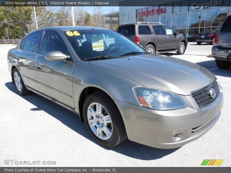 Polished Pewter Metallic / Charcoal 2006 Nissan Altima 2.5 S