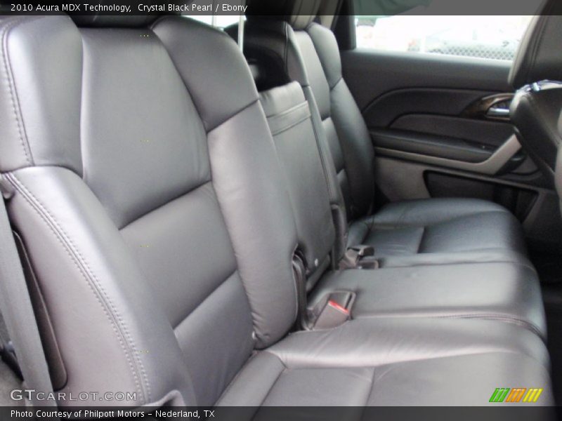 Crystal Black Pearl / Ebony 2010 Acura MDX Technology