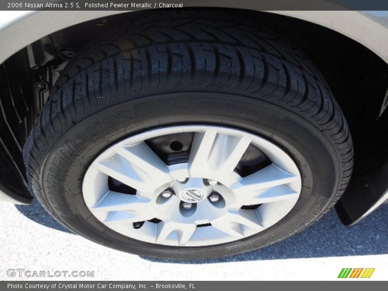 Polished Pewter Metallic / Charcoal 2006 Nissan Altima 2.5 S