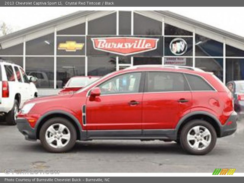 Crystal Red Tintcoat / Black 2013 Chevrolet Captiva Sport LS