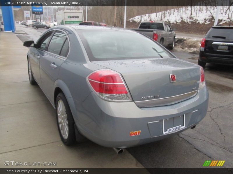 Ocean Mist / Black 2009 Saturn Aura XR V6