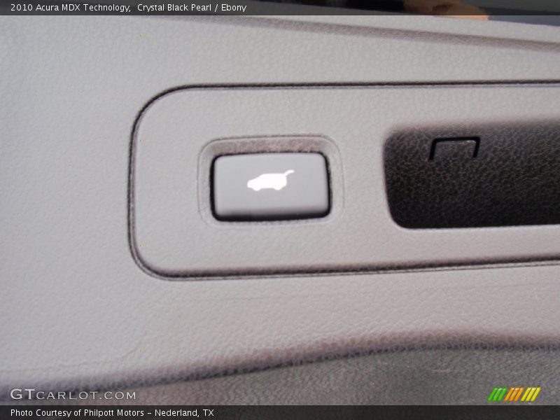 Crystal Black Pearl / Ebony 2010 Acura MDX Technology