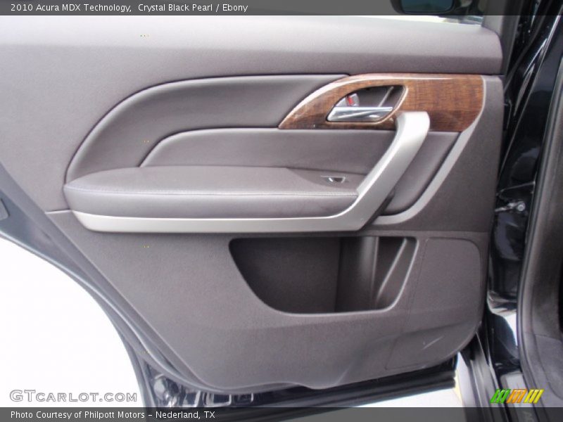 Crystal Black Pearl / Ebony 2010 Acura MDX Technology