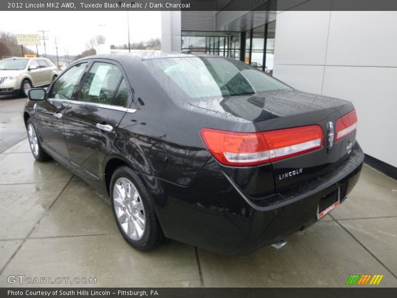 Tuxedo Black Metallic / Dark Charcoal 2012 Lincoln MKZ AWD