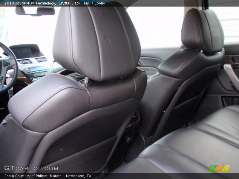 Crystal Black Pearl / Ebony 2010 Acura MDX Technology